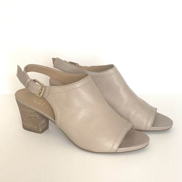 Franco Sarto L Monaco beige slingback open toe women’s Sandals Size 9.5 - Picture 1 of 5